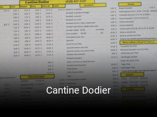 Book a table now at Cantine Dodier