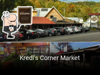 Kredl's Corner Market book table