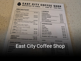 East City Coffee Shop book online