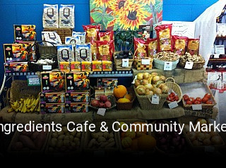 Ingredients Cafe & Community Market reserve table