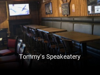Tommy's Speakeatery book online