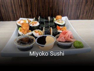 Miyoko Sushi book table