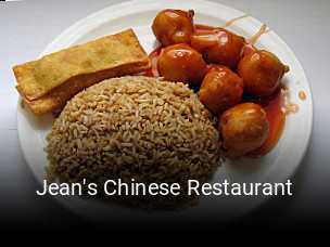 Jean's Chinese Restaurant reserve table
