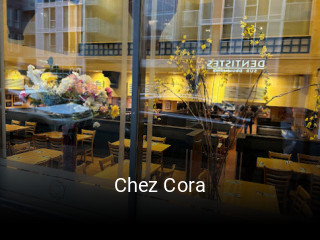 Book a table now at Chez Cora