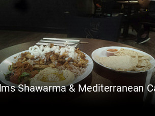 Palms Shawarma & Mediterranean Cafe reserve table
