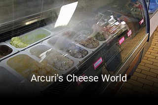 Arcuri's Cheese World book table