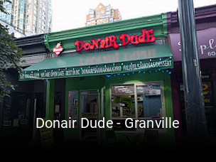 Donair Dude - Granville book table