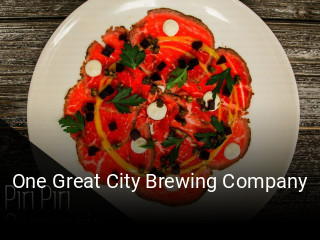 Book a table now at One Great City Brewing Company
