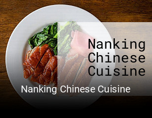 Nanking Chinese Cuisine book table