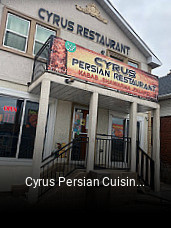 Cyrus Persian Cuisine reservation