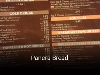 Panera Bread reserve table