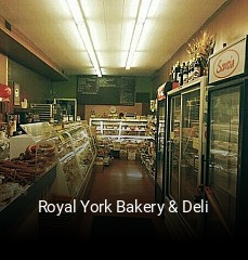 Royal York Bakery & Deli book table