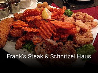 Frank's Steak & Schnitzel Haus book table