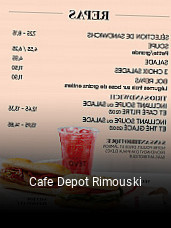 Cafe Depot Rimouski reservation