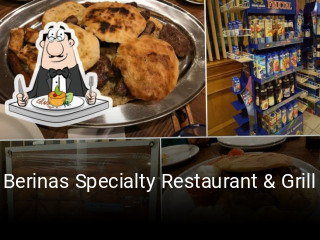 Book a table now at Berinas Specialty Restaurant & Grill