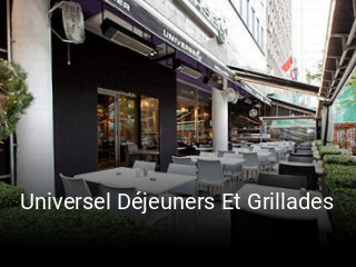 Universel Déjeuners Et Grillades table reservation