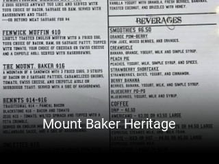 Mount Baker Heritage book online