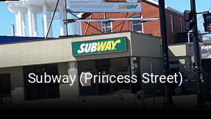 Subway (Princess Street) reserve table
