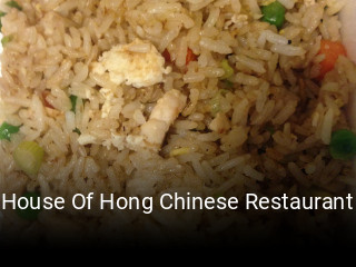 House Of Hong Chinese Restaurant table reservation
