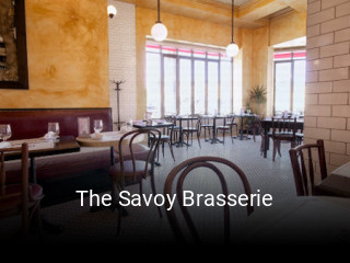 Book a table now at The Savoy Brasserie