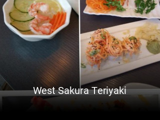 West Sakura Teriyaki table reservation