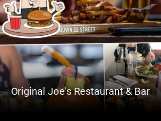 Book a table now at Original Joe's Restaurant & Bar