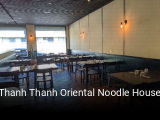 Thanh Thanh Oriental Noodle House book table
