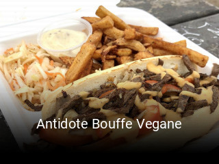Book a table now at Antidote Bouffe Vegane