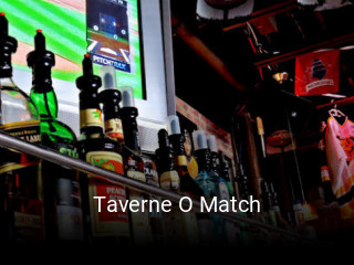 Taverne O Match book table