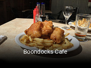 Boondocks Cafe reserve table