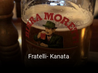 Fratelli- Kanata book online