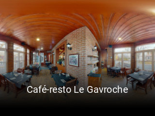 Café-resto Le Gavroche table reservation