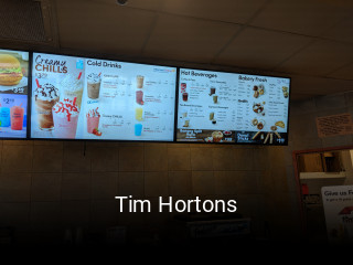 Tim Hortons book table