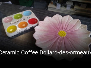 Ceramic Coffee Dollard-des-ormeaux reserve table