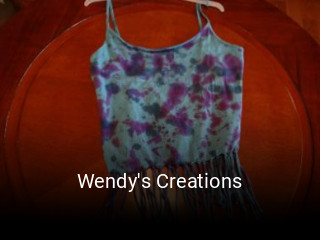 Wendy's Creations book table