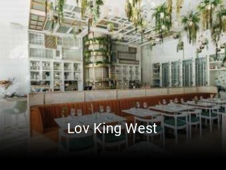 Book a table now at Lov King West