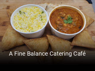 Book a table now at A Fine Balance Catering Café